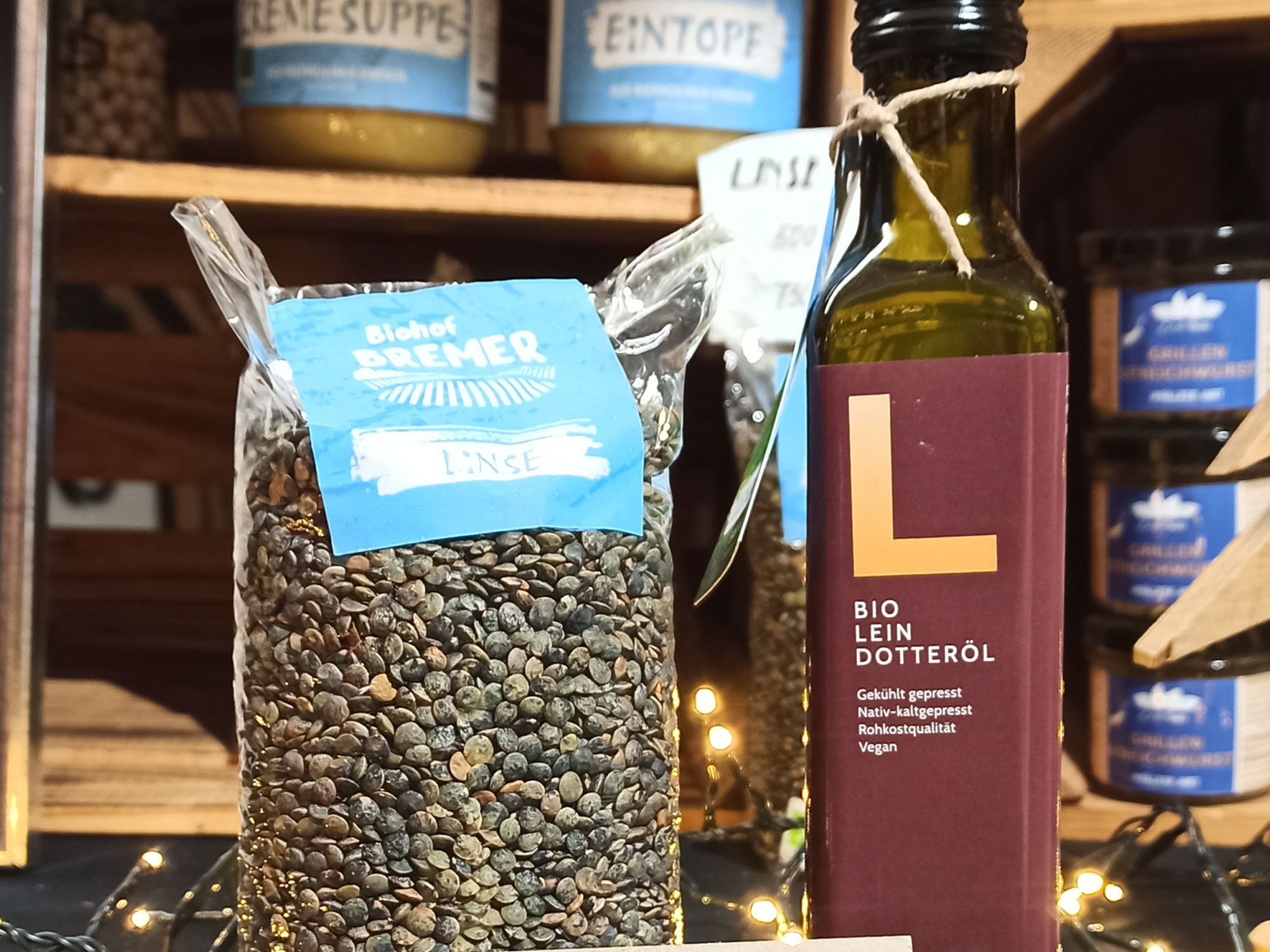 Tolles Duett: Linse und Leindotter