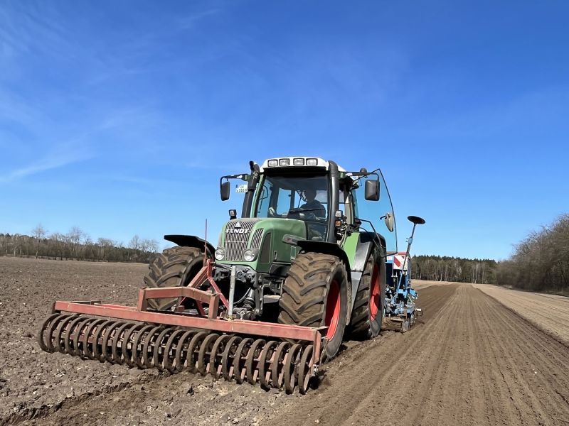 19. April 2022: Aussaat der Linse.