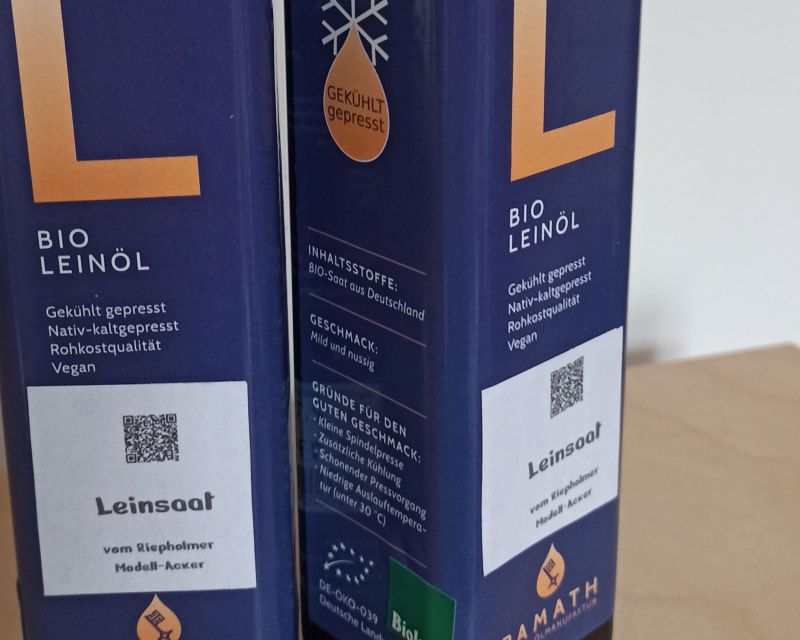 Leinöl aus der Ernte 2023